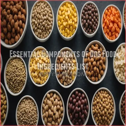 Essential Components of Dog Food Ingredients List