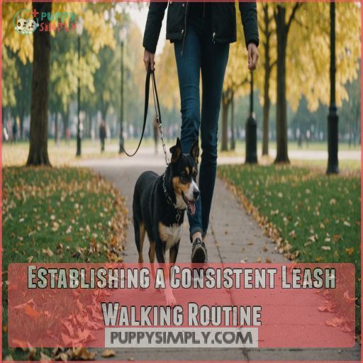 Establishing a Consistent Leash Walking Routine Establishing a Consistent Leash Walking Routine
