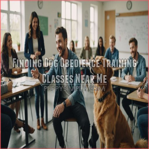 Finding Dog Obedience Training Classes Near Me