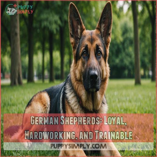 German Shepherds: Loyal, Hardworking, and Trainable