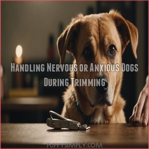 Handling Nervous or Anxious Dogs During Trimming