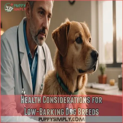 Health Considerations for Low-Barking Dog Breeds