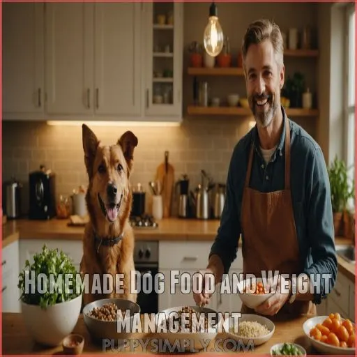 Homemade Dog Food and Weight Management