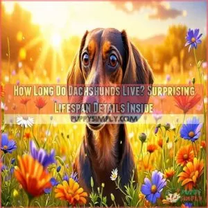 how long do dachshunds live