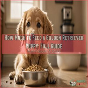 how much to feed a golden retriever puppy