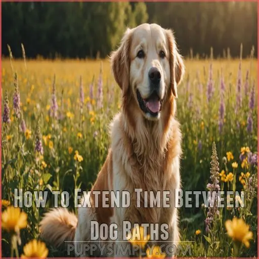 How to Extend Time Between Dog Baths