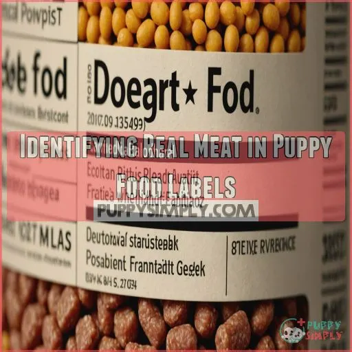 Identifying Real Meat in Puppy Food Labels