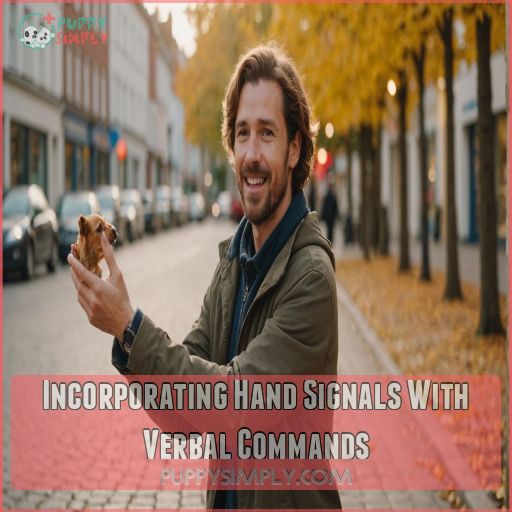 Incorporating Hand Signals With Verbal Commands