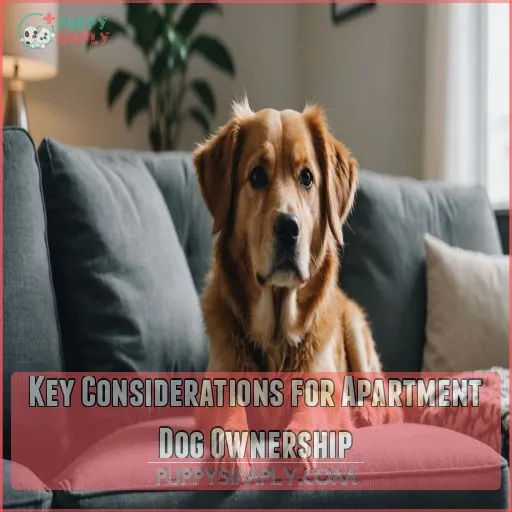 Key Considerations for Apartment Dog Ownership