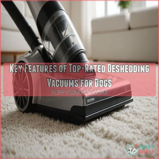 Key Features of Top-Rated Deshedding Vacuums for Dogs