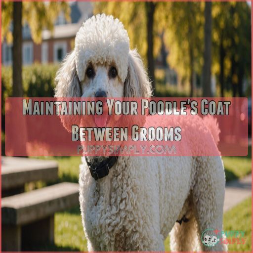 Maintaining Your Poodle's Coat Between Grooms
