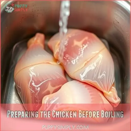 Preparing the Chicken Before Boiling