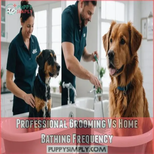 Professional Grooming Vs Home Bathing Frequency