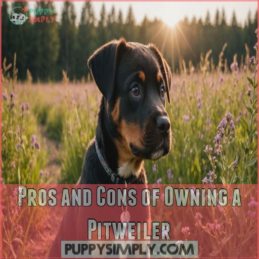 Pros and Cons of Owning a Pitweiler