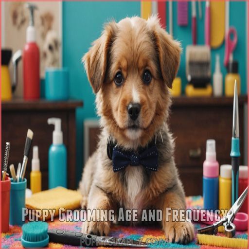 Puppy Grooming Age and Frequency