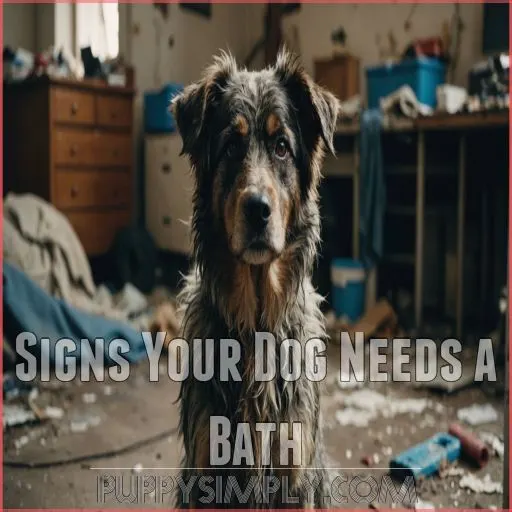 Signs Your Dog Needs a Bath