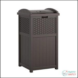 Suncast 33 Gallon Hideaway Can