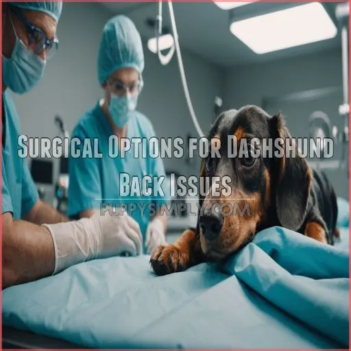 Surgical Options for Dachshund Back Issues