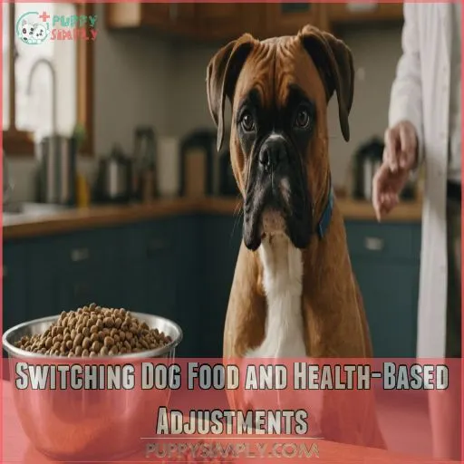 Switching Dog Food and Health-Based Adjustments