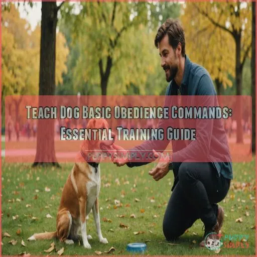 teach dog basic obedience commands