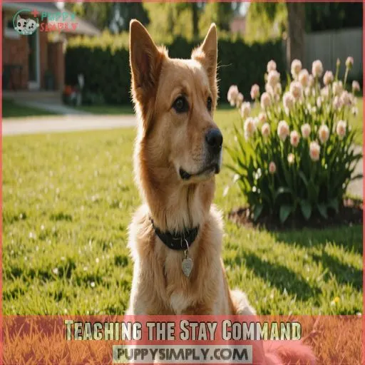 Teaching the Stay Command