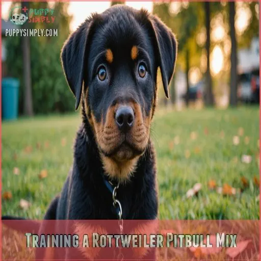 Training a Rottweiler Pitbull Mix