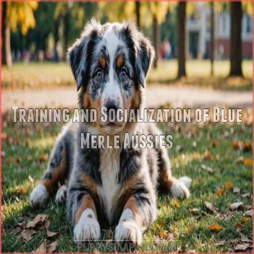 Training and Socialization of Blue Merle Aussies