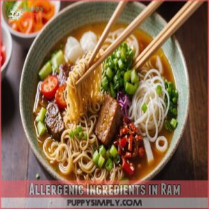 Allergenic Ingredients in Ram