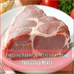 Avoiding Harmful Ingredients and Processed Meats