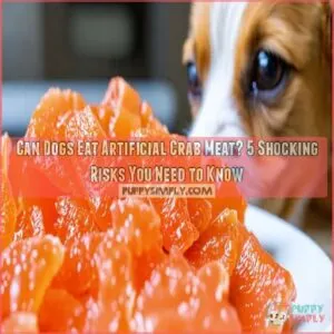 can dogs eat artificial crab meat