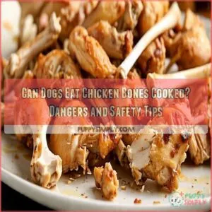 can dogs eat chicken bones cooked