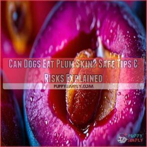 can dogs eat plum skin can dogs eat plum skin