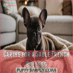 Caring for a Sable French Bulldog