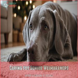 Caring for Senior Weimaraners