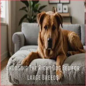 Choosing The Right Dog Bed for Large Breeds