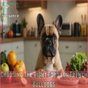 Choosing The Right Food for French Bulldogs