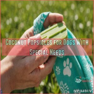 Coconut Popsicles for Dogs With Special Needs