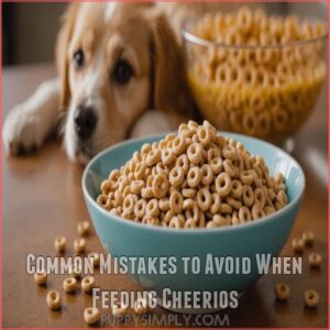 Common Mistakes to Avoid When Feeding Cheerios