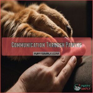 Communication Through Pawing Communication Through Pawing