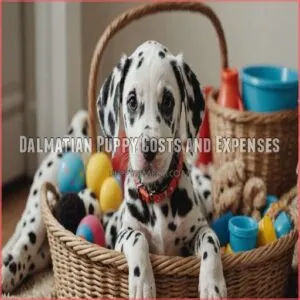 Dalmatian Puppy Costs and Expenses