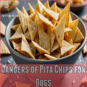 Dangers of Pita Chips for Dogs Dangers of Pita Chips for Dogs