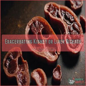 Exacerbating Kidney or Liver Disease