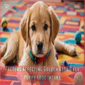 Factors Affecting Golden Retriever Puppy Food Intake