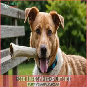 Feed Turkey Necks Outside