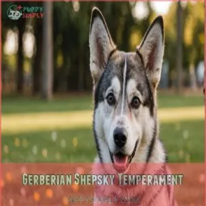 Gerberian Shepsky Temperament