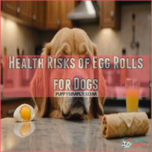 Health Risks of Egg Rolls for Dogs