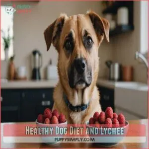 Healthy Dog Diet and Lychee Healthy Dog Diet and Lychee