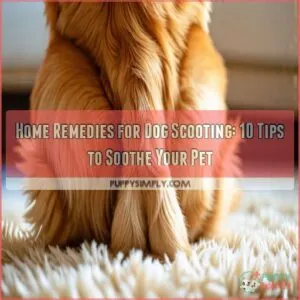 home remedies for dog scooting