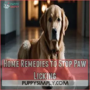 Home Remedies to Stop Paw Licking