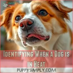 Identifying When a Dog is in Heat